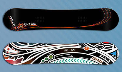 Play DnB Snowboard design