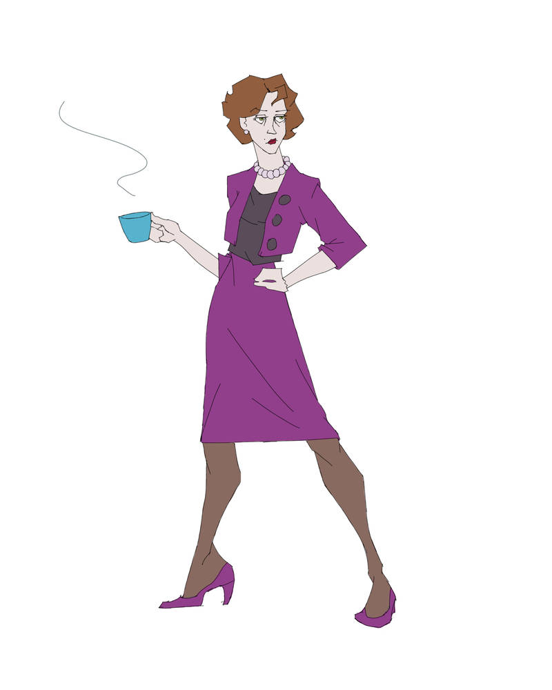 Grumpy Secretary by GingerFu on DeviantArt