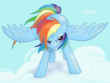 Rainbow Dash : Wanna Race?!