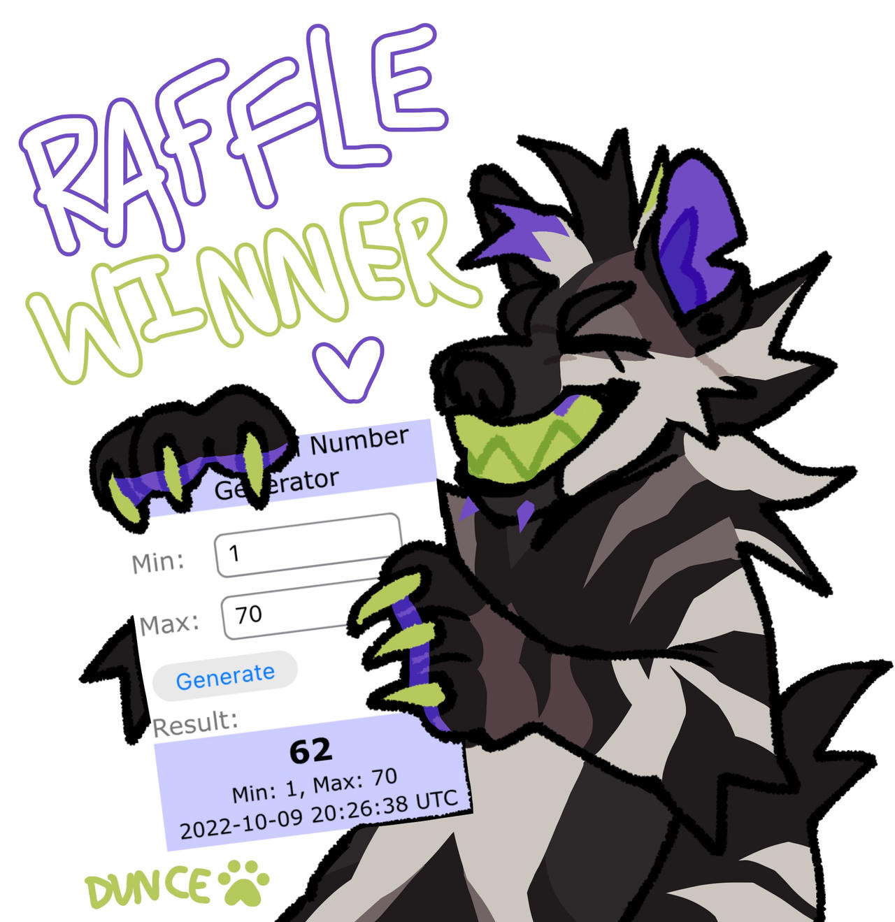 Dev Now Raffle CUSTOM RAFFLE WINNER by DUNCEDOGS on DeviantArt