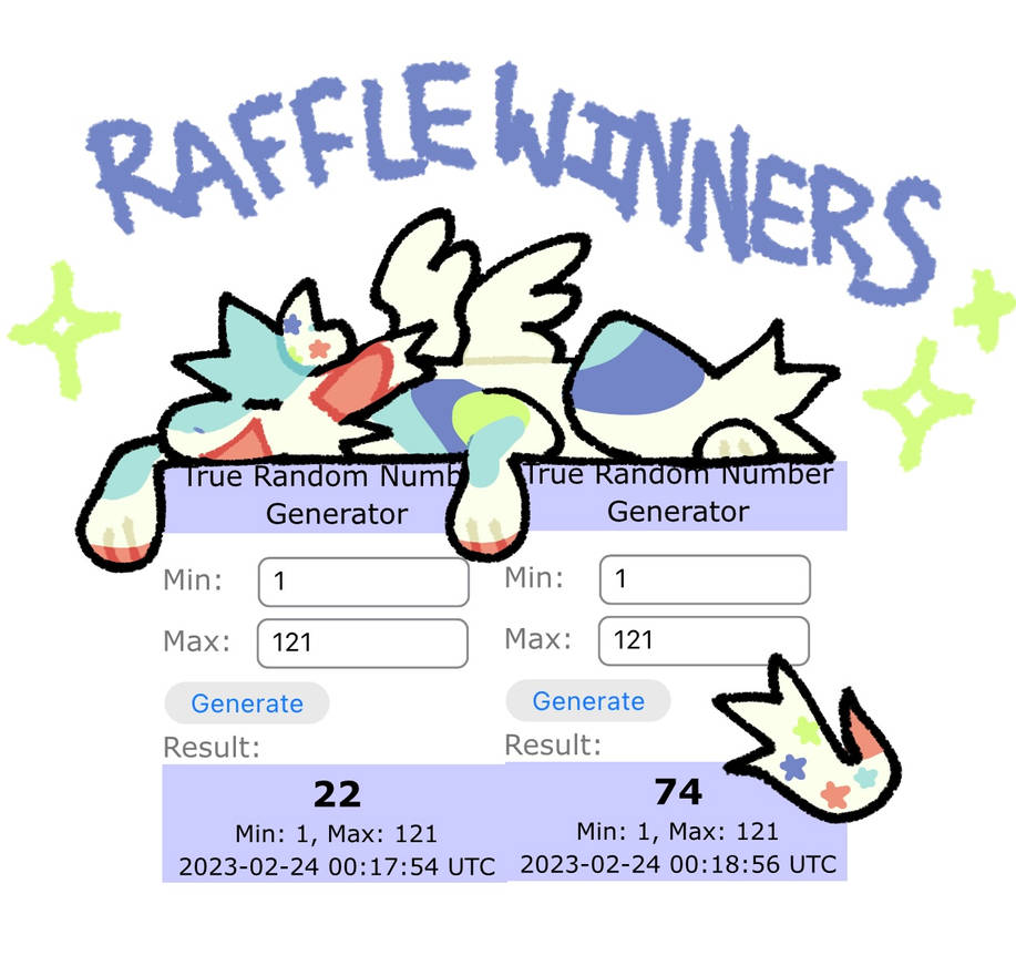 Dune Raffle RAFFLE WINNERS by DUNCEDOGS on DeviantArt
