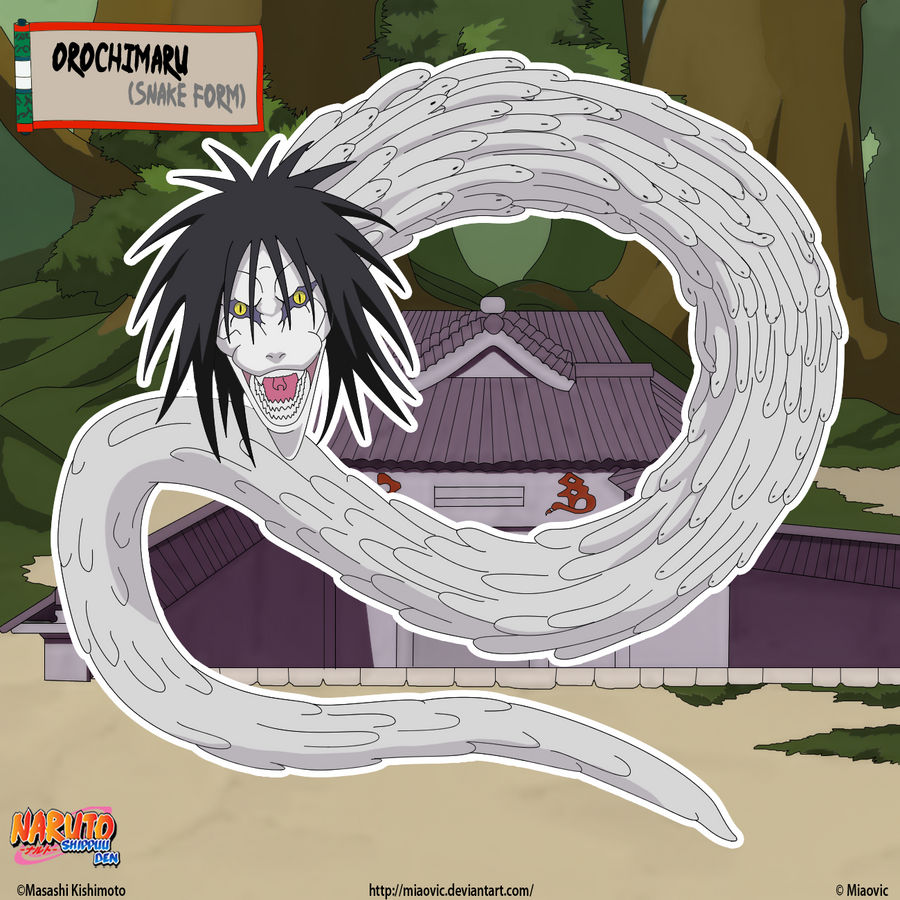 Horoshimaru Orochimaru - Snake Form by miaovic on DeviantArt