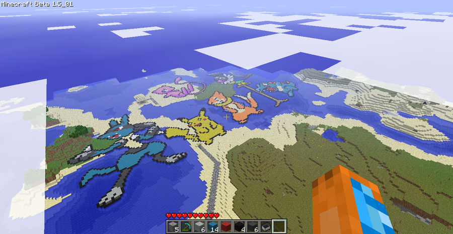 Minecraft Pokemon Party by Fishinabarrrel on DeviantArt
