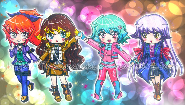 Yu-Gi-Oh! ARC V: Chibi Counterparts by Jnennyuki on DeviantArt