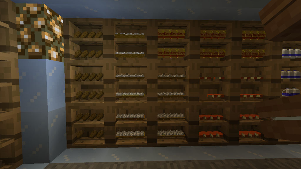 Minecraft Meat Base minecraft - mountain base food storage by axlsparda on DeviantArt