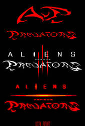 Gothic Predator font (2016)