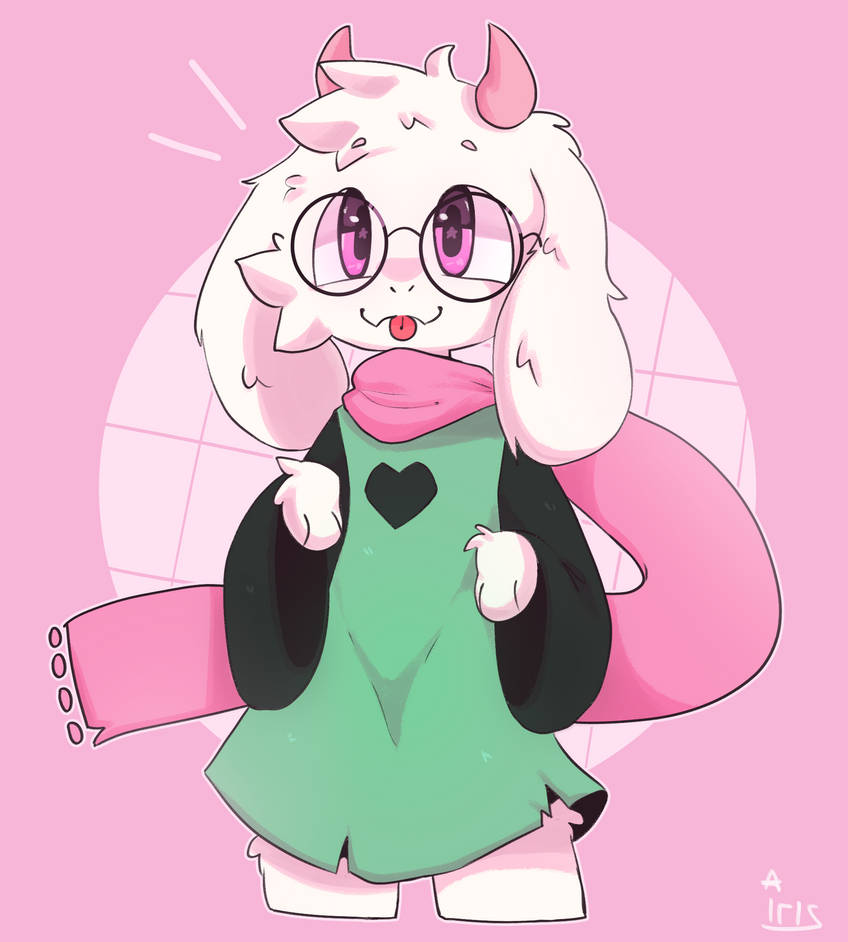 Ralsei by Irissesv on DeviantArt
