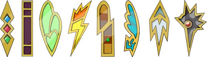 Badges From Unova Region Anime