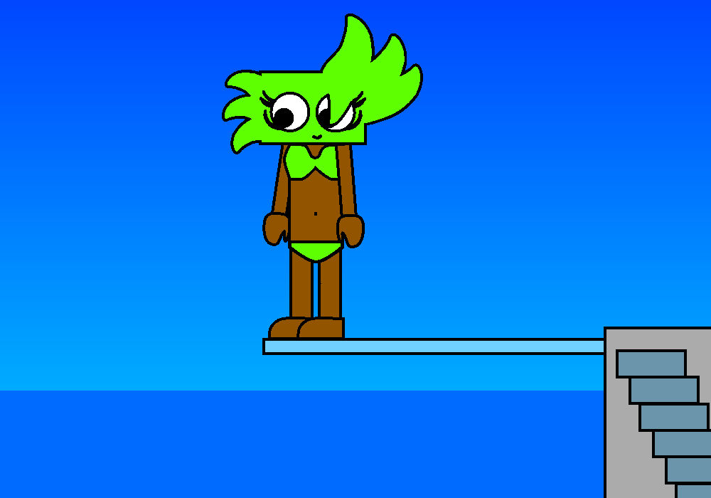 Palmie doing a dive by dswombat on DeviantArt