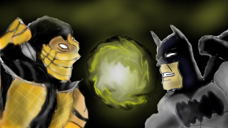 Batman vs. Scorpion by GeneralDamon on DeviantArt