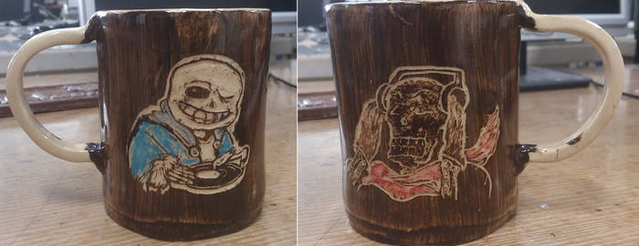 Sans and Papyrus Mug