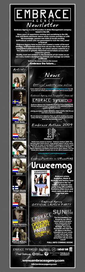 Embrace Agency Newsletter