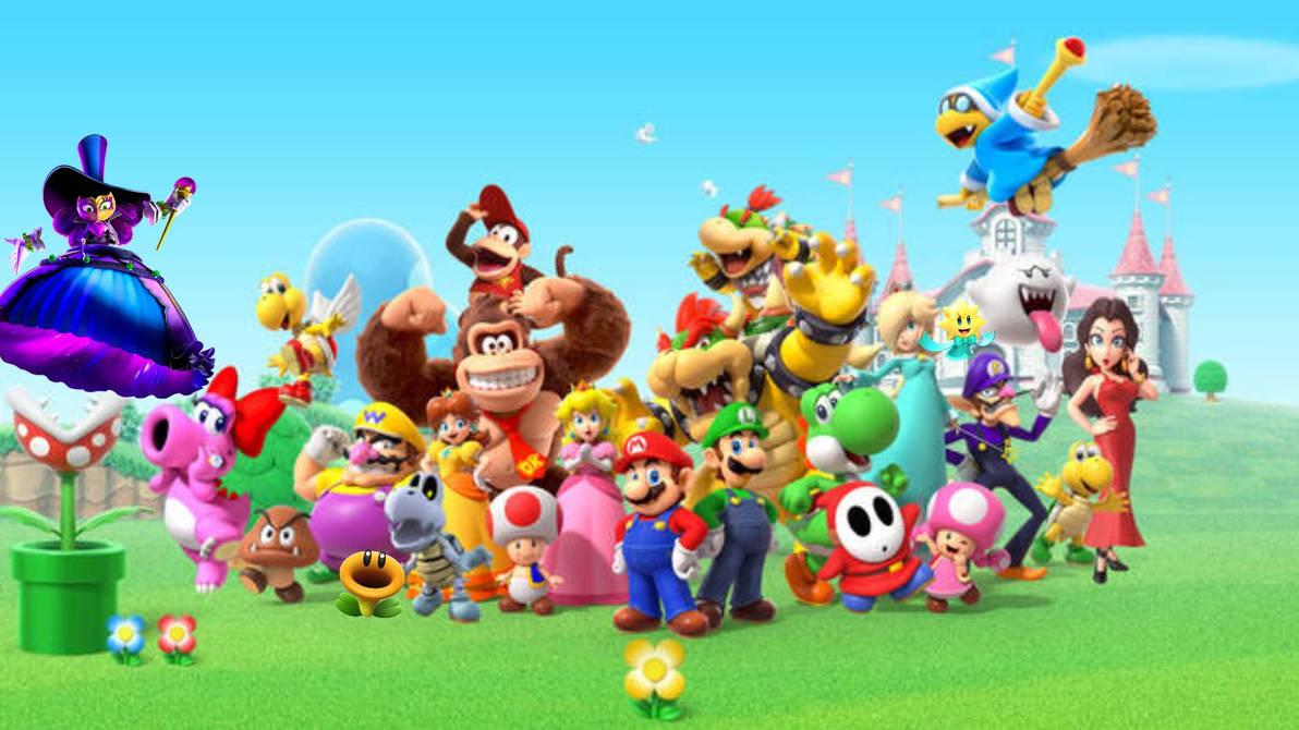 Mario Group Background New Super mario Wallpaper group by ElianJosephGomez on DeviantArt