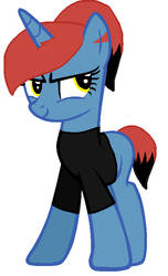 Undyne theme pony for Sparklingadoptspony