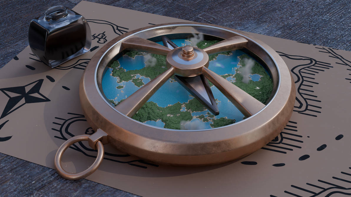 Time Compass Deviantart World Compass by jamalam93 on DeviantArt