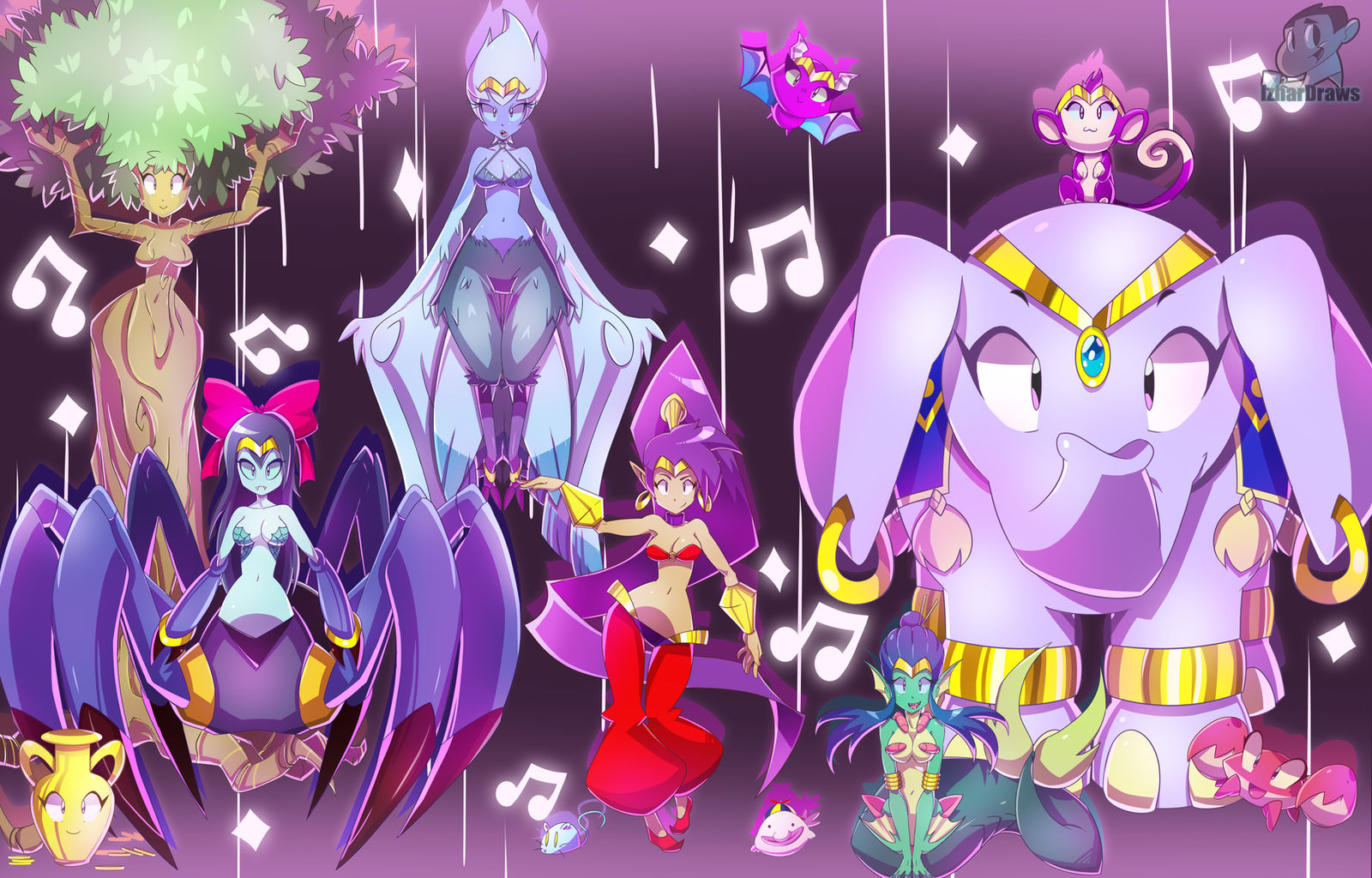 Shantae: Half-Genie Hero TRANSFORM by IzharDraws