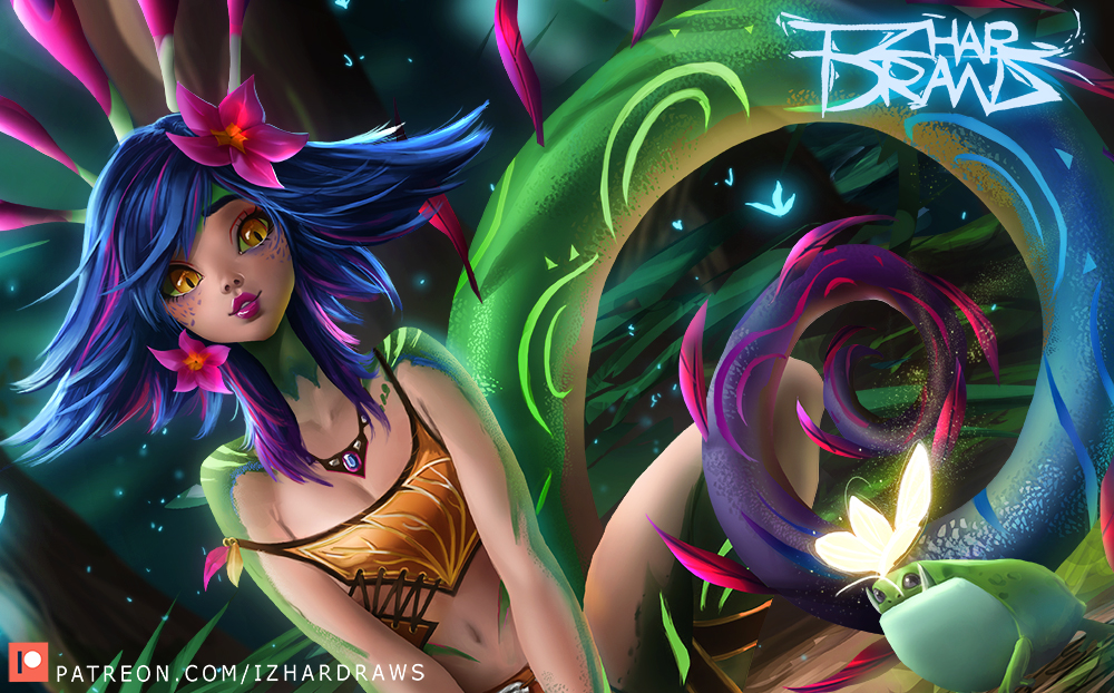 Neeko (Chop chop ninja?) by MiraclefoxDarkfire on DeviantArt