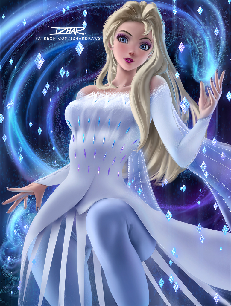 Frozen 2 - Elsa (variant) by IzharDraws on DeviantArt