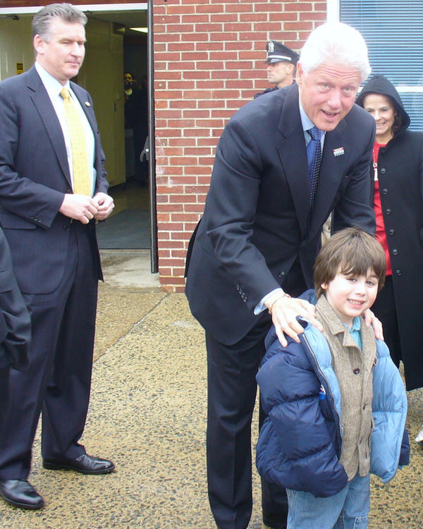 Bill Clinton Photo Op 1, 2008