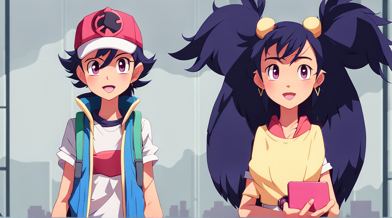 Ash Ketchum X Iris Fanart (Pokemon Journeys) by MclarenF1GTRSOK on ...