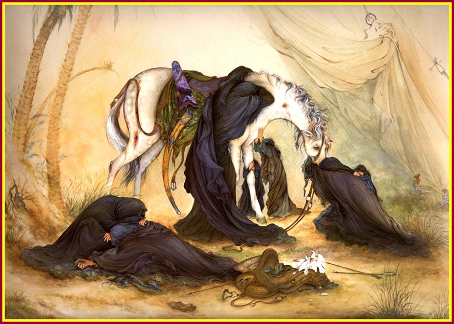 The Evening Of Ashura Art Print