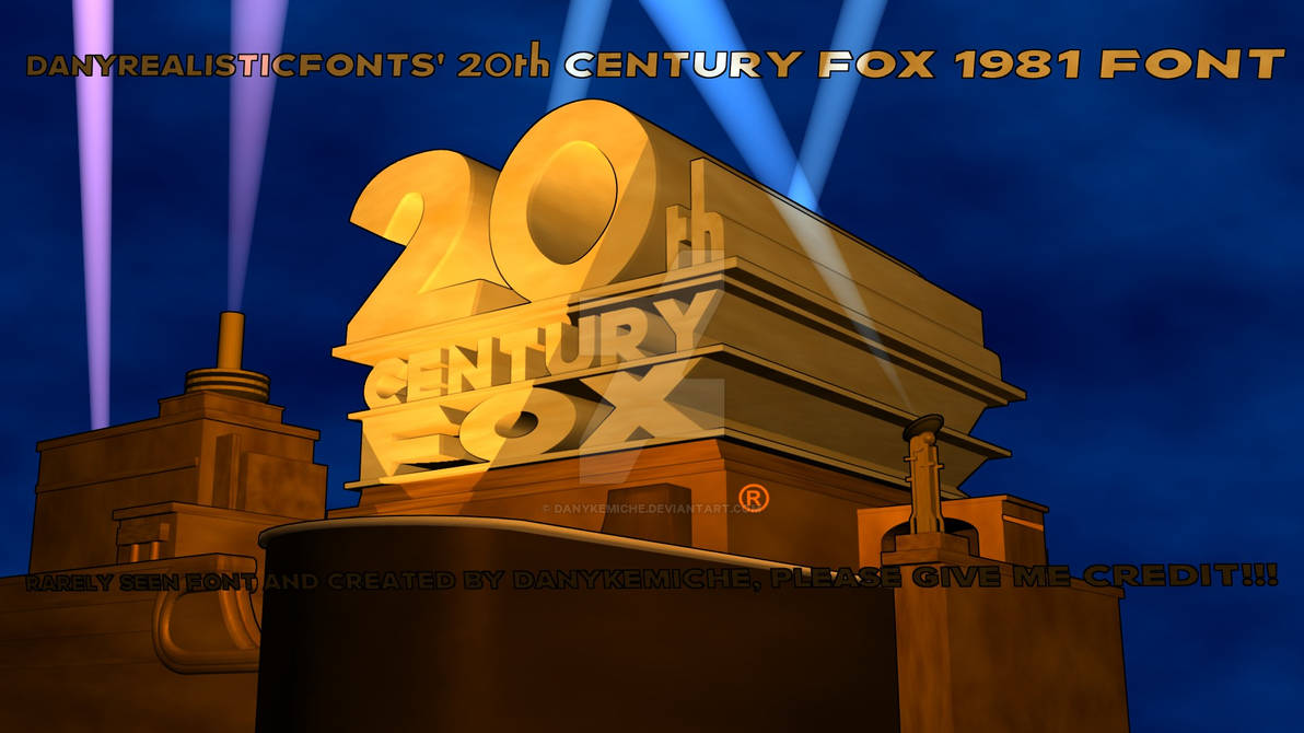 20th Century Fox (1981, No Blue Background) (PNG) by RegularShowFan2005 on  DeviantArt