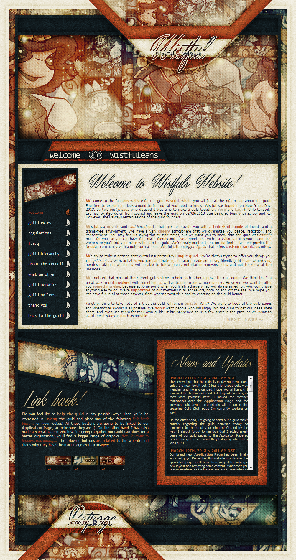 Wistful's Website III