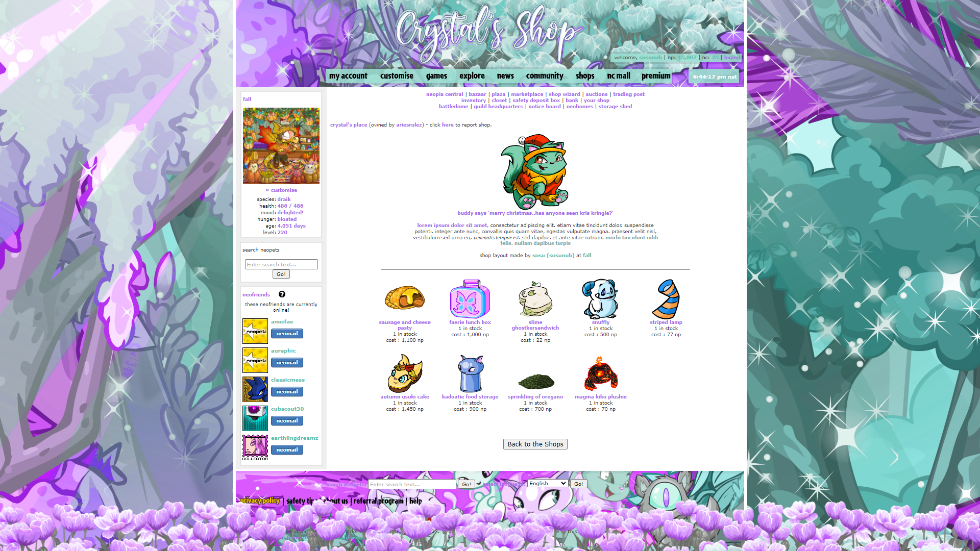 Layouts on NeopetsSiteMakers DeviantArt