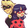 Ladybug and Chat Noir