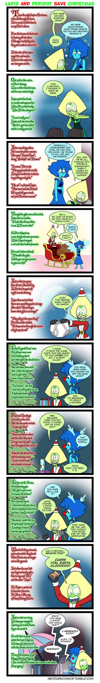 Lapis and Peridot Save Christmas