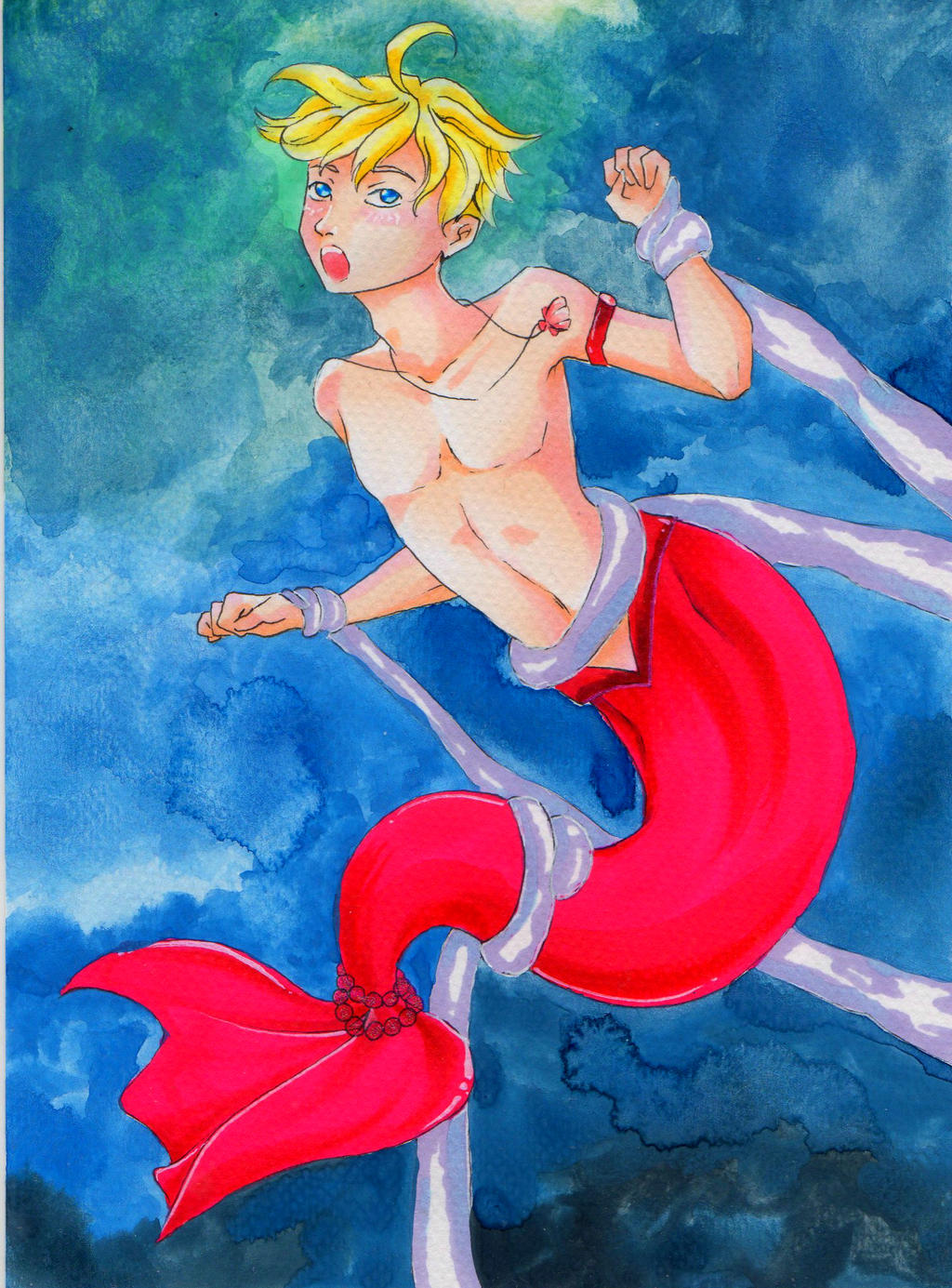 Merboy Octopus COM: Merboy and tentacles by NanakoNyan on DeviantArt