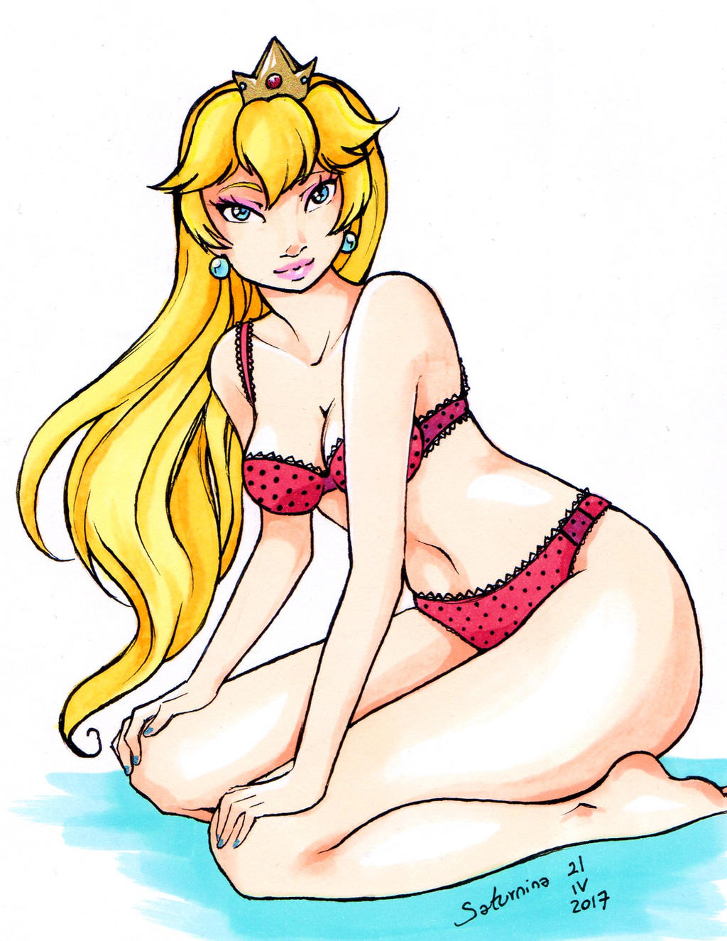Princess Peach in lingerie by NanakoNyan on DeviantArt Princess Peach in lingerie by NanakoNyan on DeviantArt