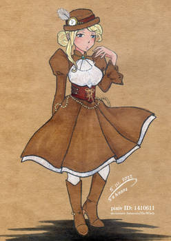 Mary In A Steampunk Outfit