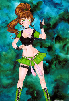 Sailor Jupiter in an alternative outfit