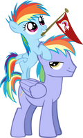 Rainbow Dash and her Dad