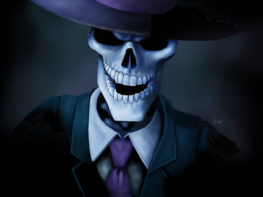 My First Digital Art: Skulduggery Pleasant