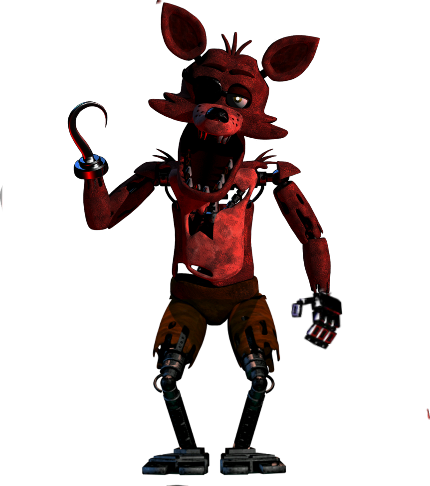 Fnaf 1 Foxy The Pirate Fox Full Body By.