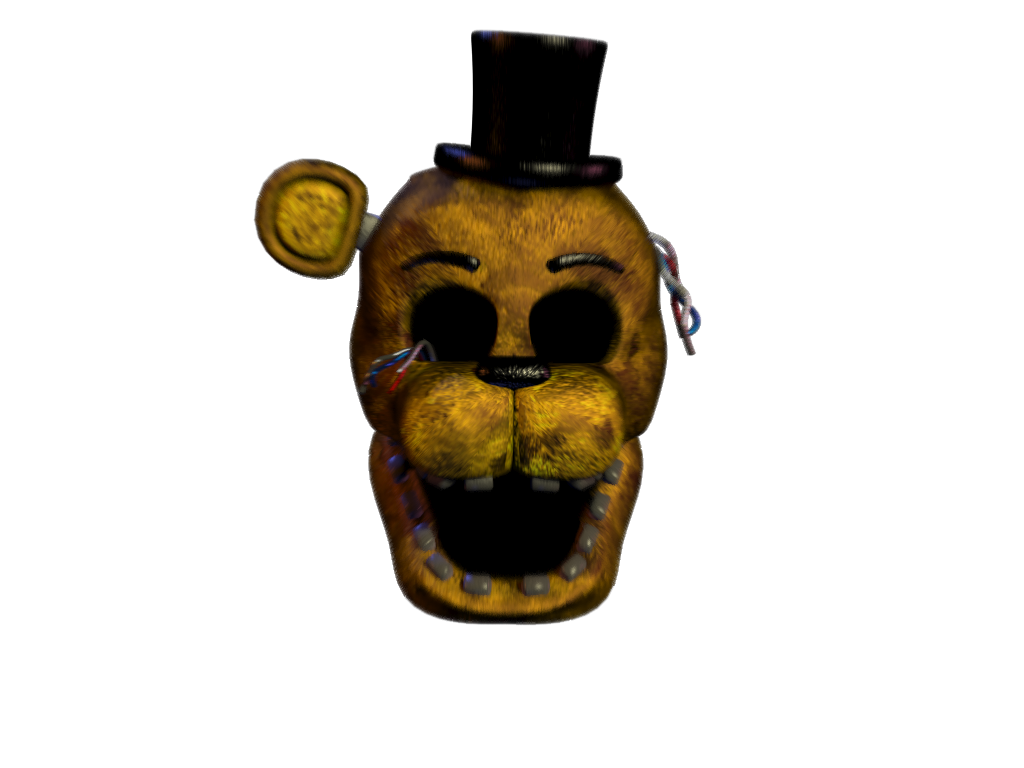 Withered Golden Freddy Full Head