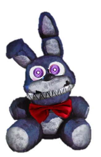 Funko Nightmare Bonnie plushie(in game style) by fnatirfanfullbodies on DeviantArt