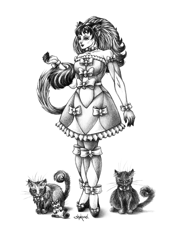 Cat Goddess by Shakoriel