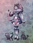 Cat Goddess in Colour by Shakoriel