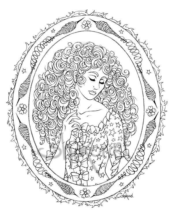 Briar Rose (lineart)