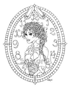 Cinderella (lineart)