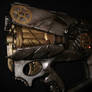 steampunk gun: barrel detail