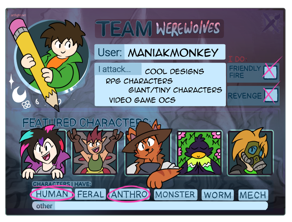 Team Werewolf! by ManiakMonkey on DeviantArt