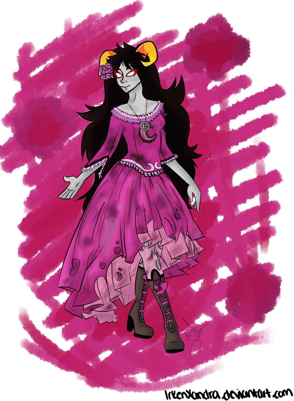 Fancy Derse Dress Aradia