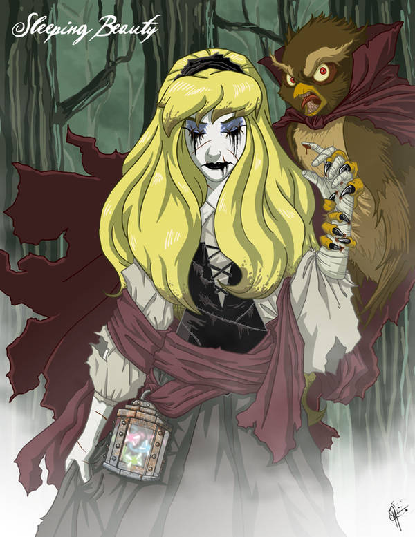 Twisted Princess: Aurora by jeftoon01