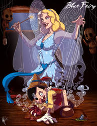 Twisted Princess: Blue Fairy by jeftoon01