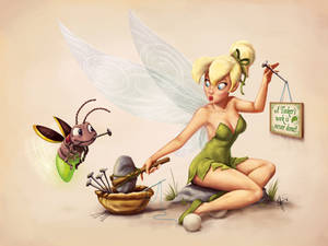 Art of Tinker Bell: Classic Pin-Up by jeftoon01