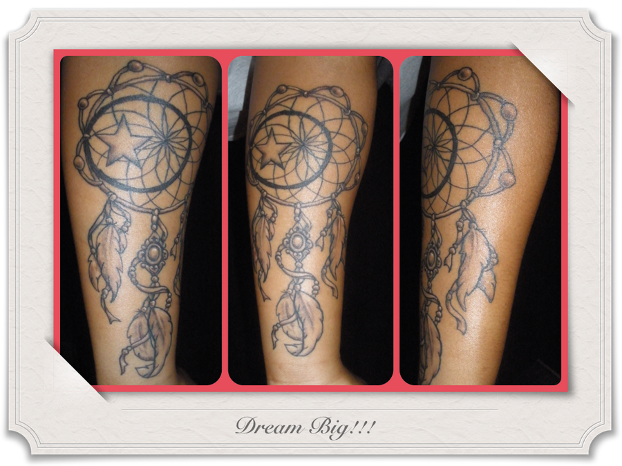 1. Dreamcatcher Tattoo Designs - wide 6